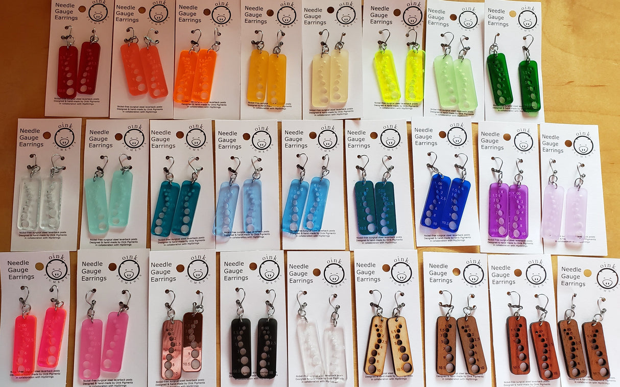 Needle Gauge Earrings