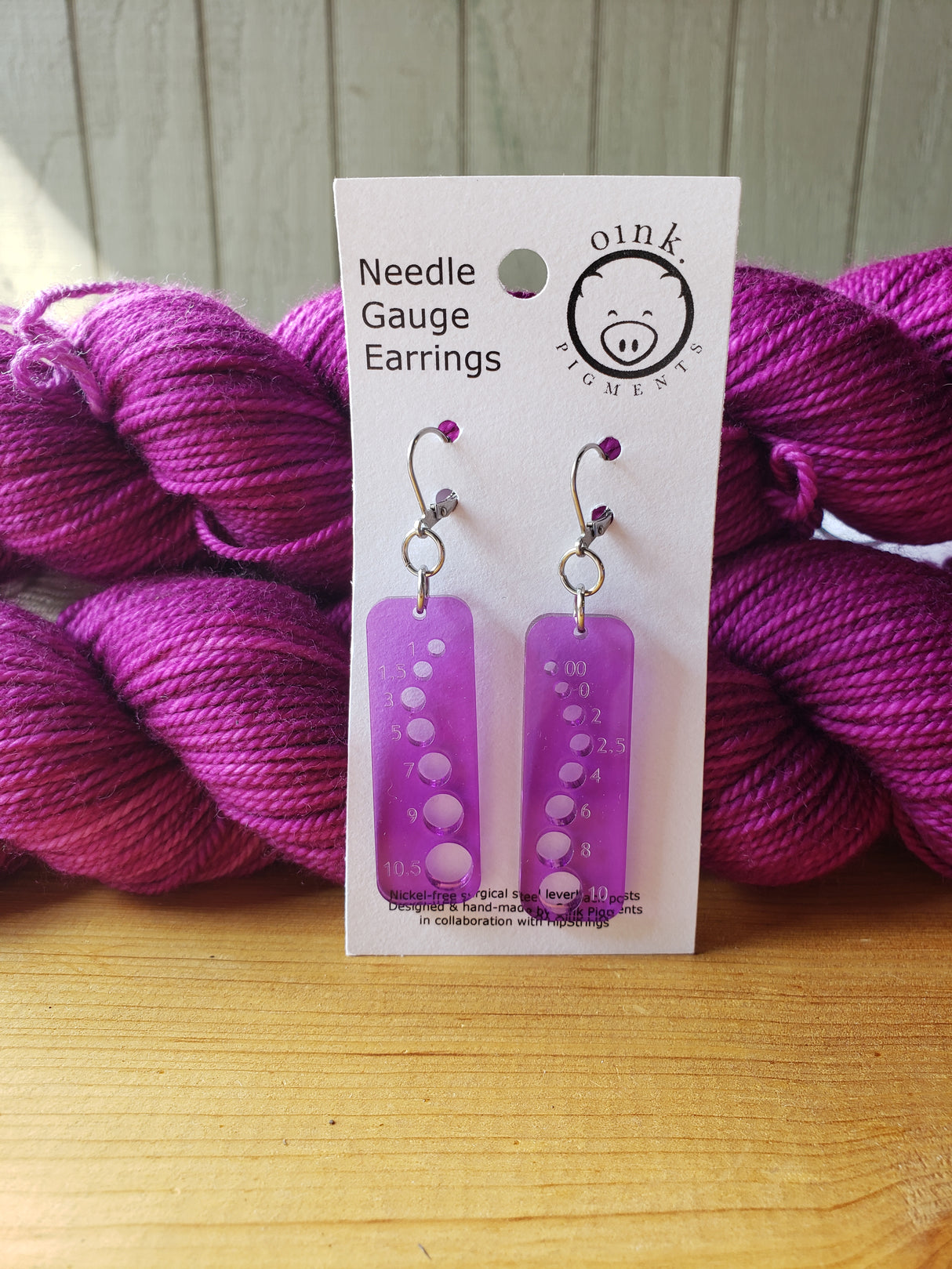 Needle Gauge Earrings