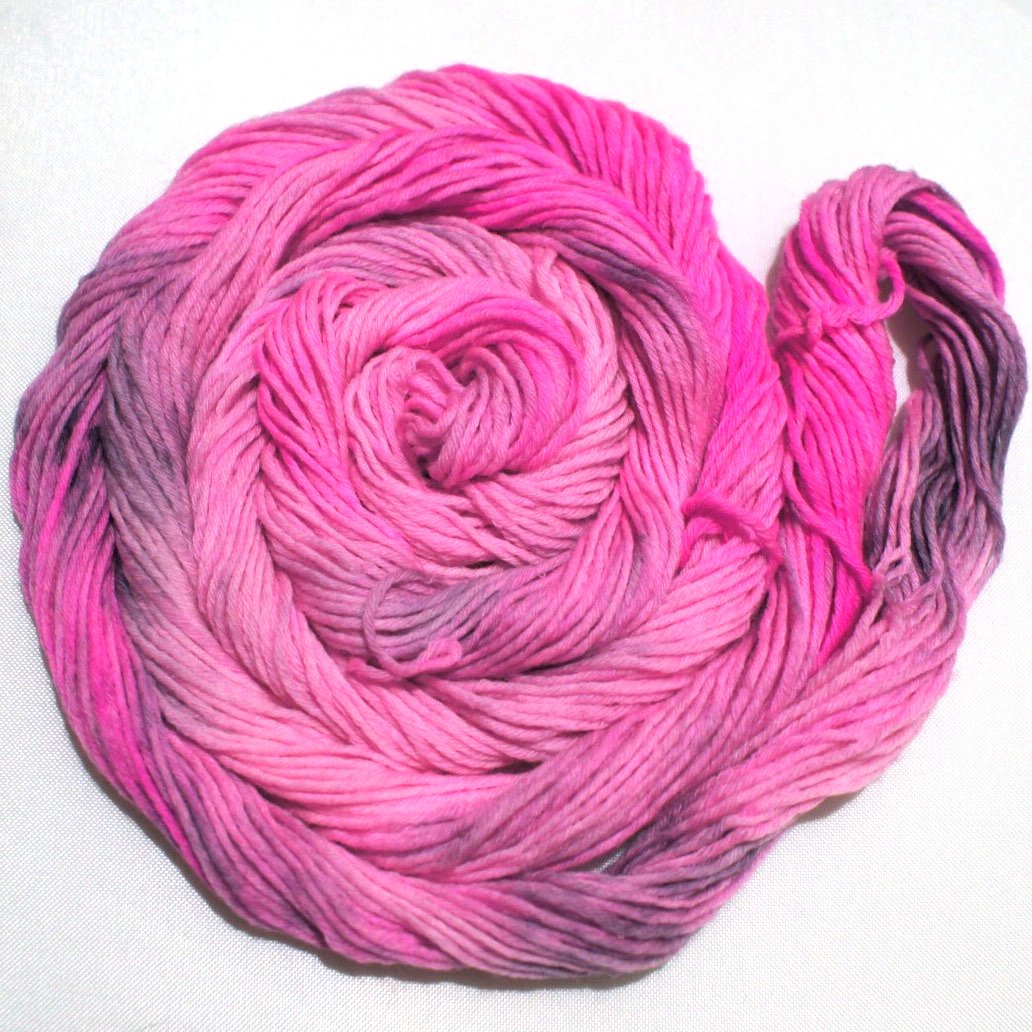 Cotton Candy Clouds - Variegated Merlin 100 – CHAOS Fiber Co