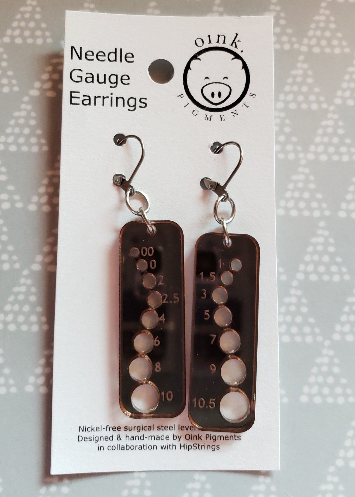 Needle Gauge Earrings