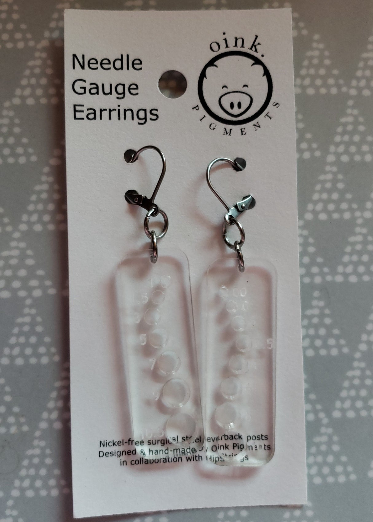 Needle Gauge Earrings