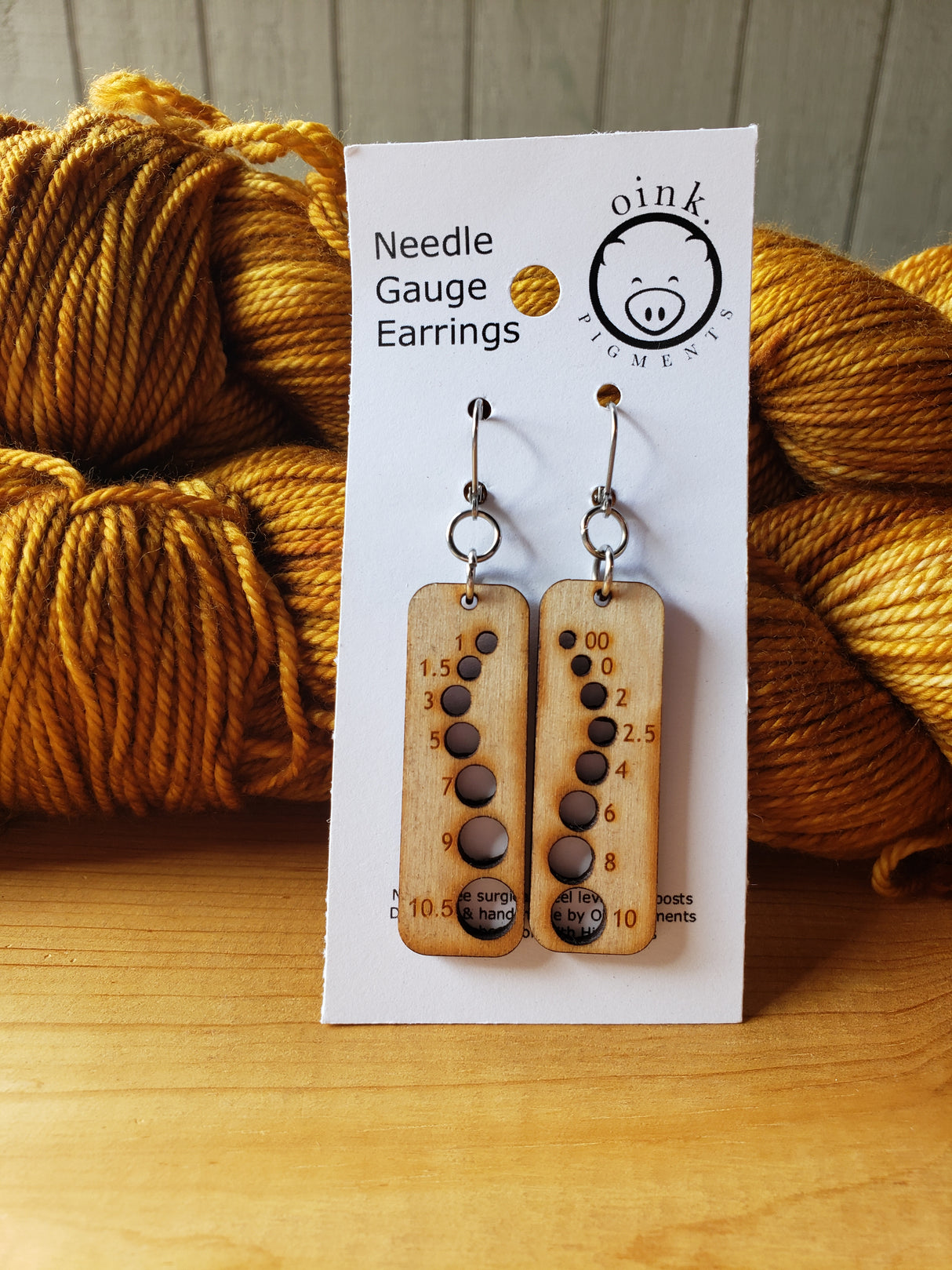 Needle Gauge Earrings