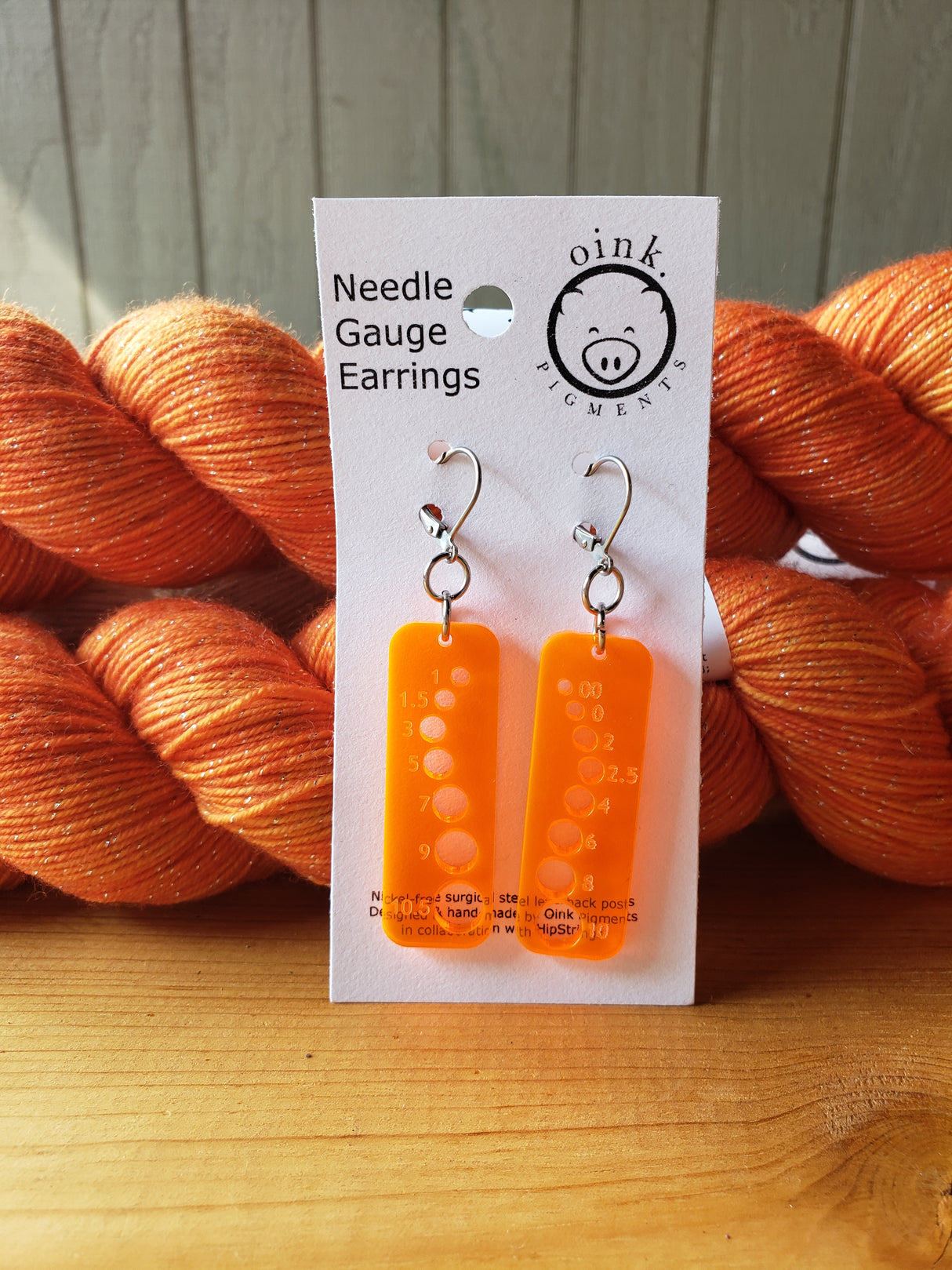 Needle Gauge Earrings