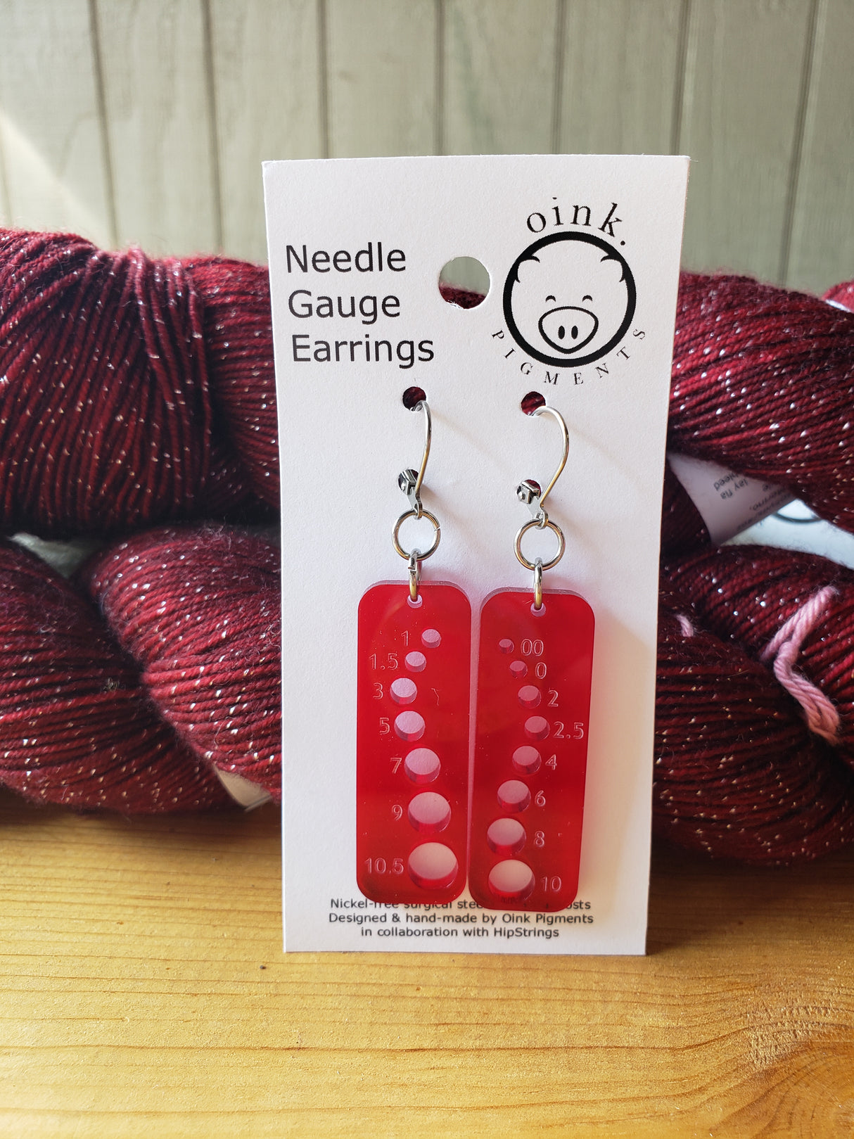 Needle Gauge Earrings