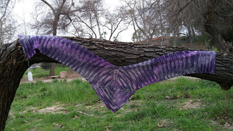 V-Squared Shawl by Nancy Hay