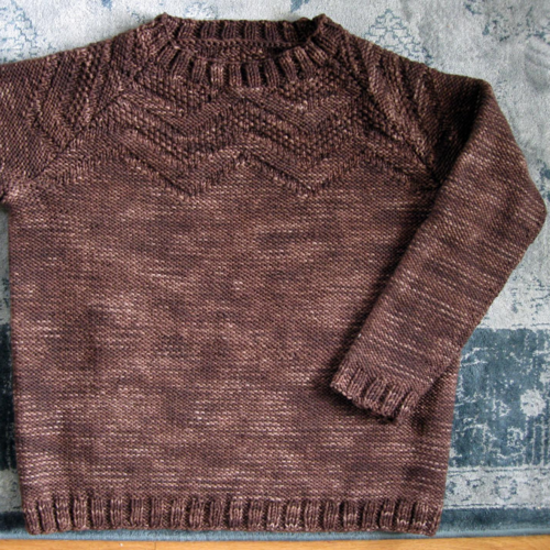 Mountain Top Raglan by Therese Chynoweth