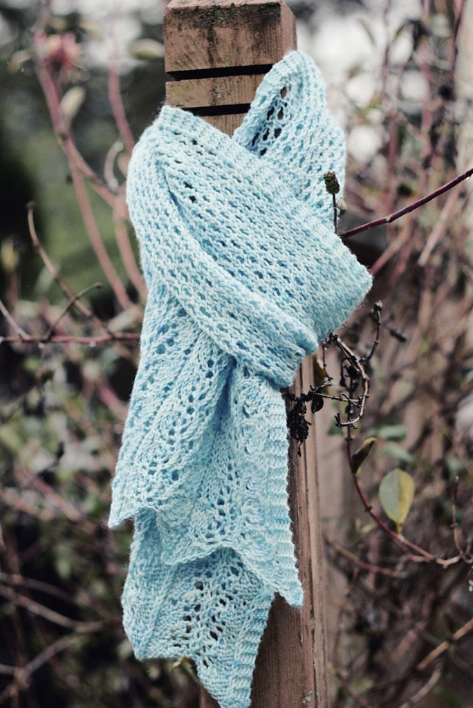 Clematis Scarf by Christina Wilkins