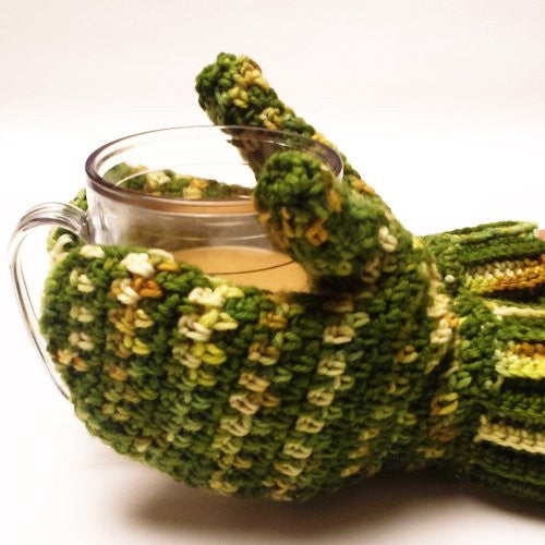 Fresh Greens Mittens by Karen McKenna