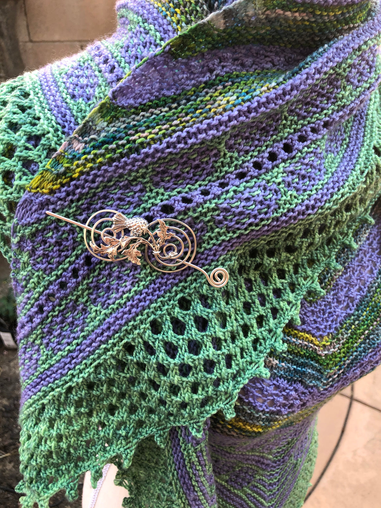 Ridge Wedding Shawl by Kathrine Jewell Harris